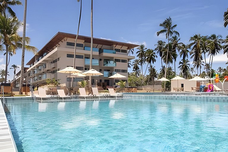 Beachfront Apartment in Resort with Private Pool by MME