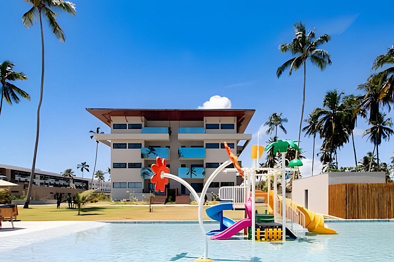 Beachfront Apartment in Resort with Private Pool by MME