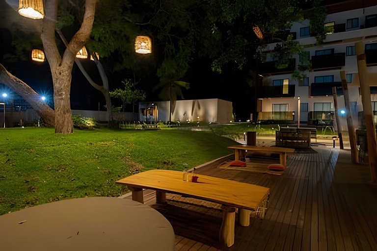 Apto Pé na Areia em Resort com Piscina Privativa by MME
