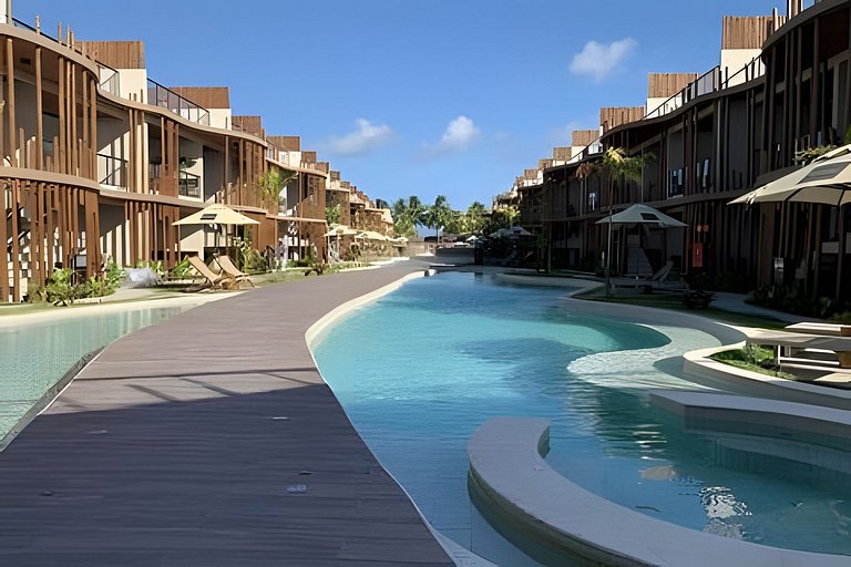 Dúplex en urbanización cerrada, a 150m de la playa para 6 pe