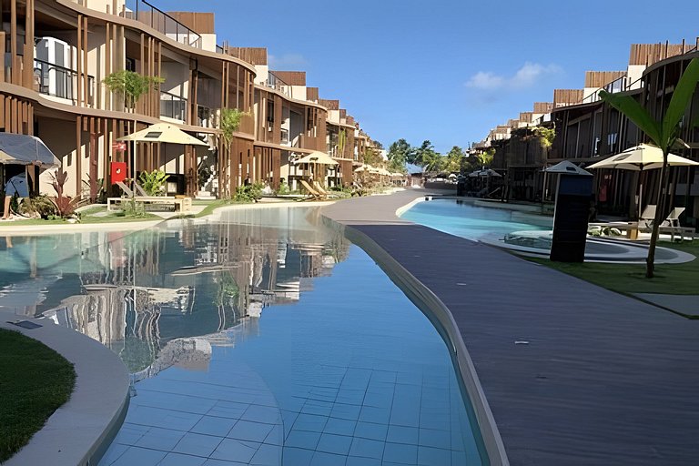 Dúplex en urbanización cerrada, a 150m de la playa para 6 pe