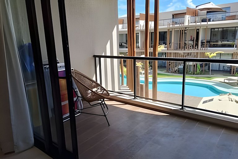 Dúplex en urbanización cerrada, a 150m de la playa para 6 pe