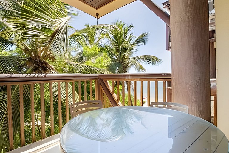Beachfront Apartment in a Condo with Balcony by MME
