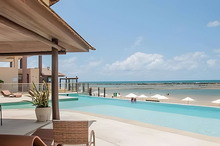 Apartamento con acceso directo a la playa y balcón por MME