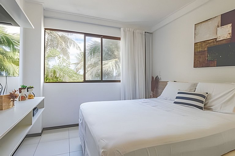 Beachfront Apartment in a Condo with Balcony by MME