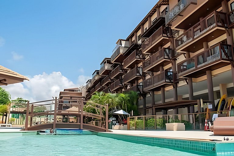 Beachfront Apartment in a Condo with Balcony by MME