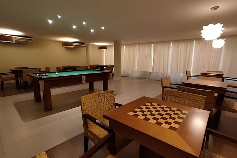 Apartamento Cond Pé na Areia com Varanda by MME