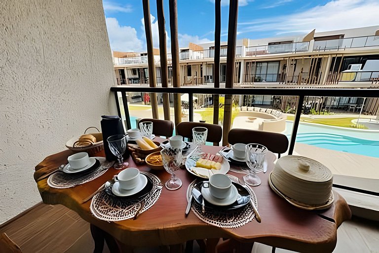Apartamento Dúplex con Acceso a la Playa para 6 Personas by