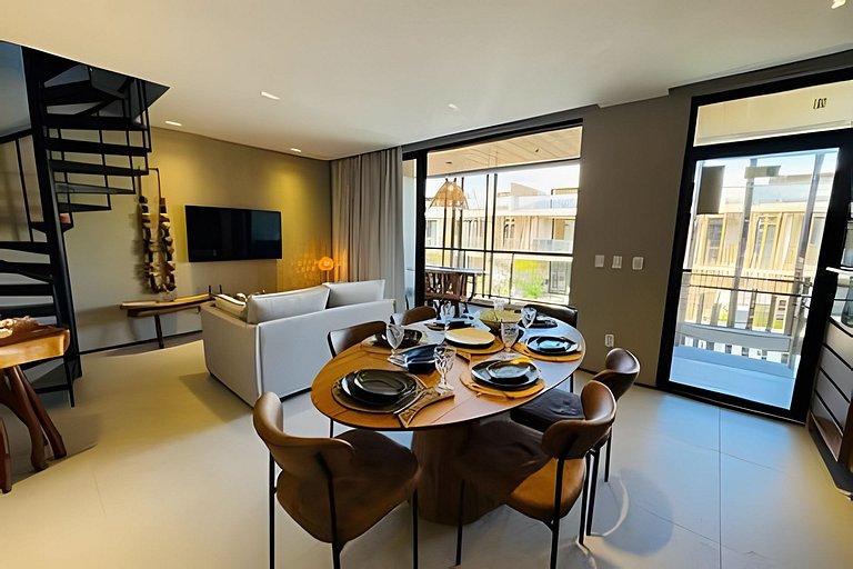 Apto Duplex Acesso a Praia Para 06 Pessoas by MME
