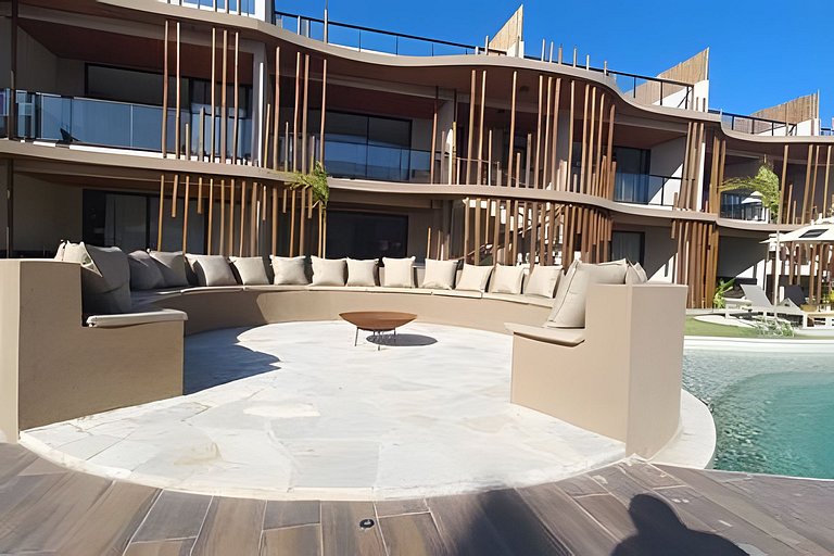 Apartamento con jacuzzi y acceso a la playa para 6 personas