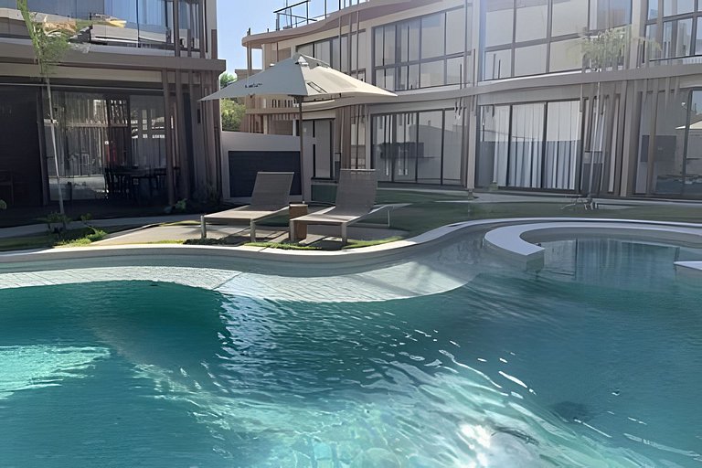 Apartment with Jacuzzi and Beach Access for 6 People by MME