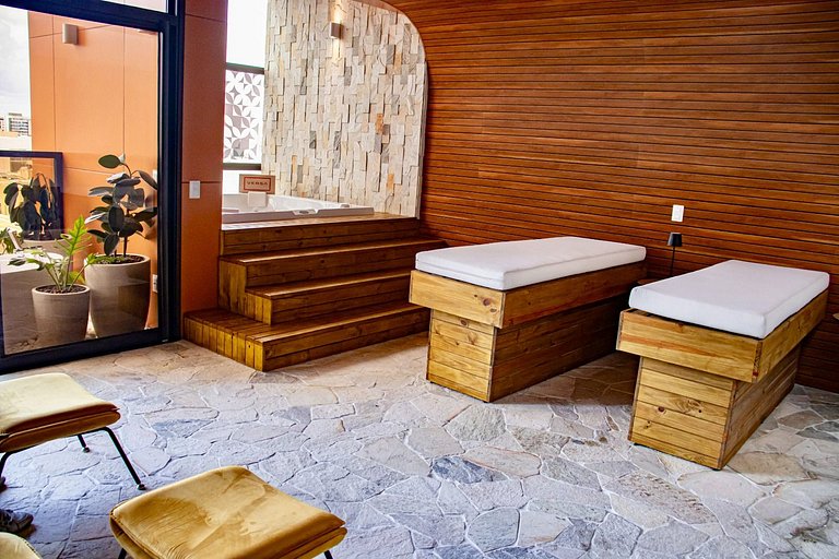 Apartment for 6 people 200m from the beach and swimming pool