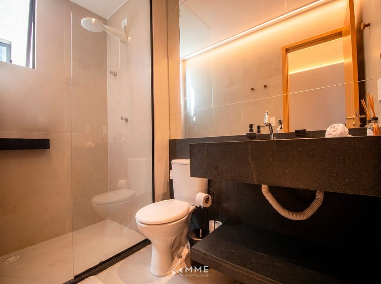 Triplex con 3 suites, piscina e hidromasaje para hasta 12 pe