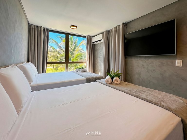 Oka Milagres Beachfront Condominium for 6 People by MME