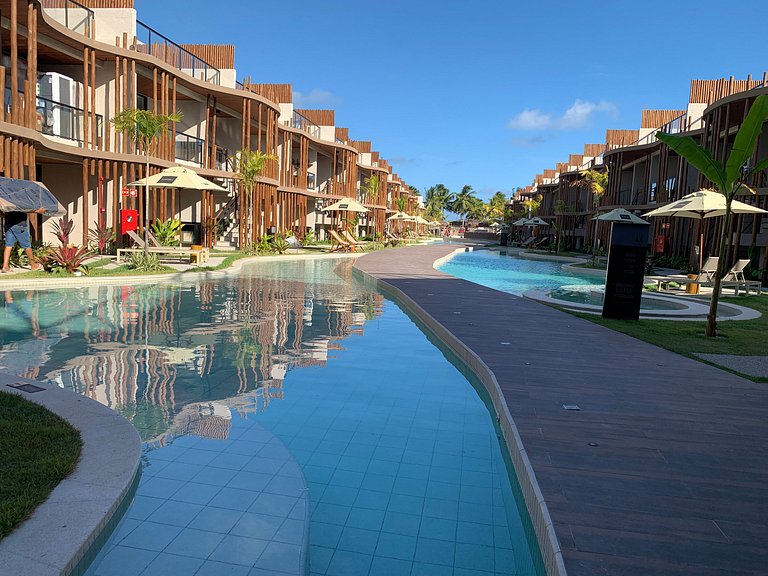 Dúplex en urbanización cerrada, a 150m de la playa para 6 pe