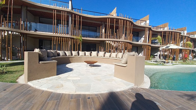 Dúplex en urbanización cerrada, a 150m de la playa para 6 pe