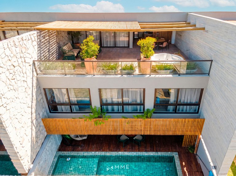 Casa 3 Suítes Piscina e Hidro para até 9 pessoas by MME