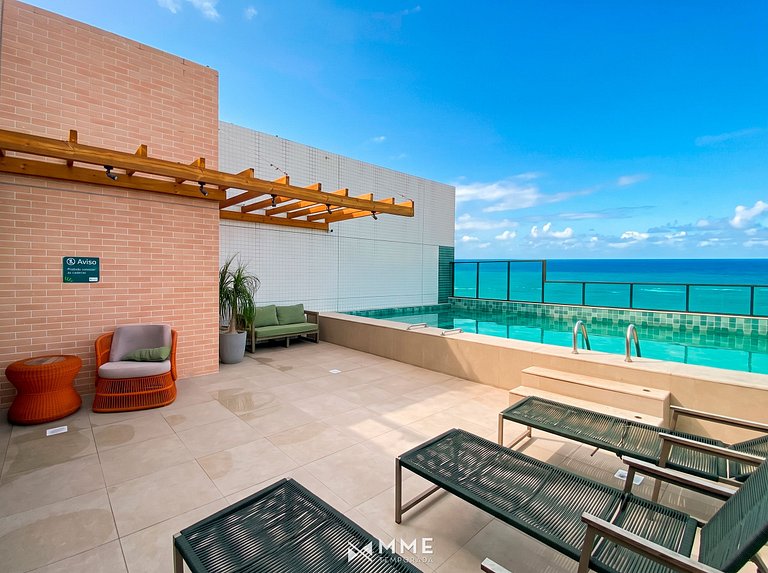 Apartamento com Vista 3min da praia by MME
