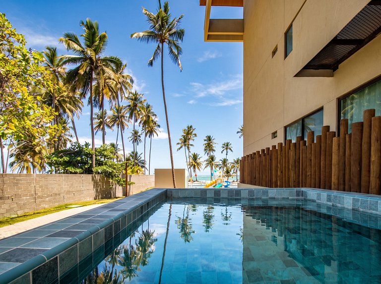Beachfront Apartment in Resort with Private Pool by MME