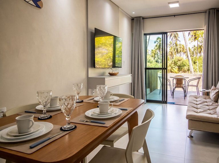 Beachfront Apartment in Resort with Private Pool by MME