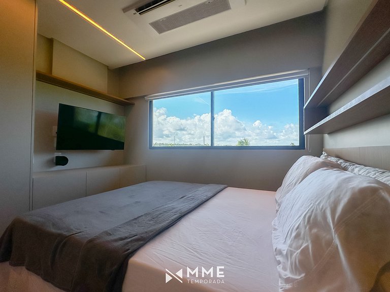 Apartamento Pé na Areia con Vista al Mar en Ipioca por MME