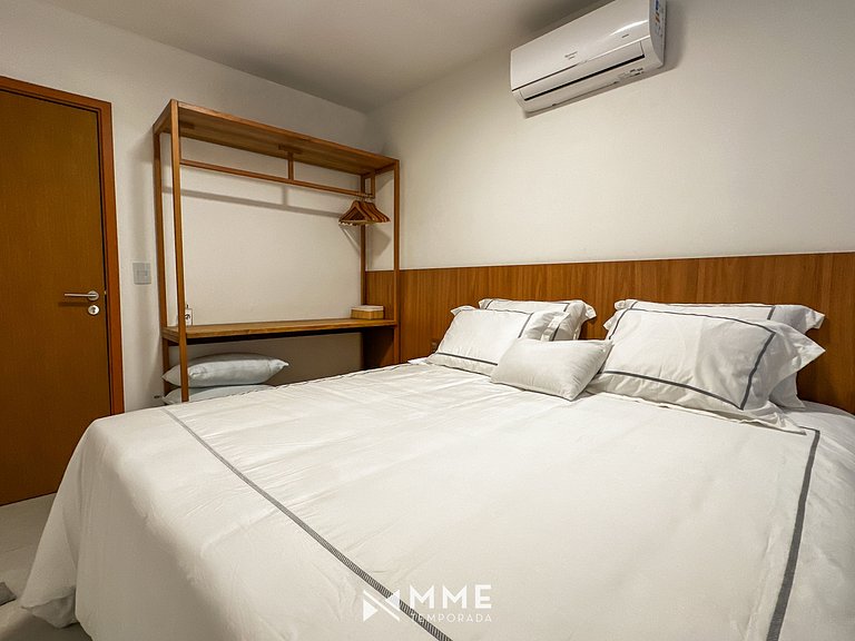 Apartment with balcony and sea view, Ipioca by MME